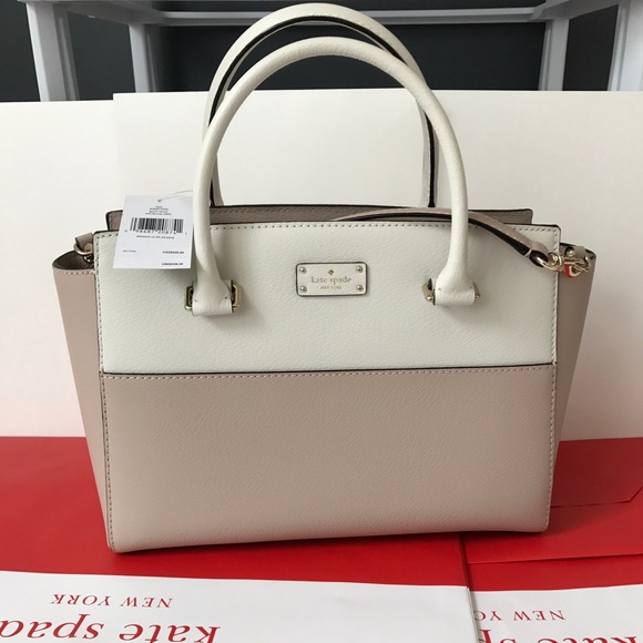 kate spade Handbags - 💦🏝Kate spade Satchel🏝crossbody/cream-beige